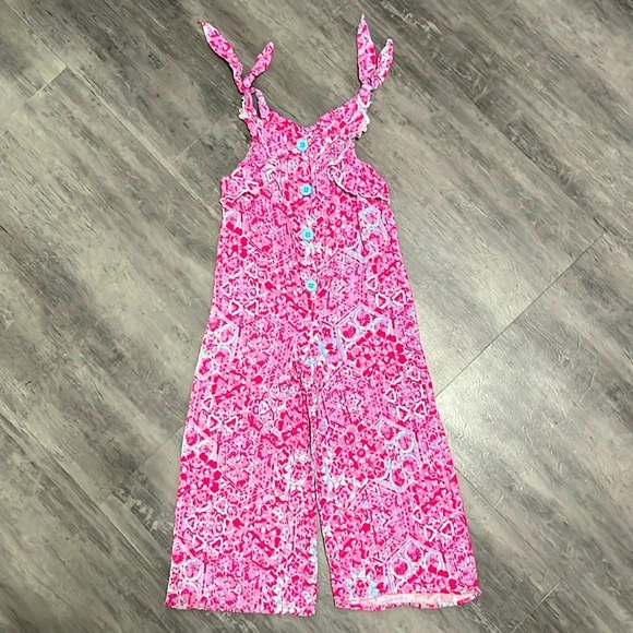 Pippa & Julie Girl's  Tank Jumpsuit Size 6 - Picture 1 of 10